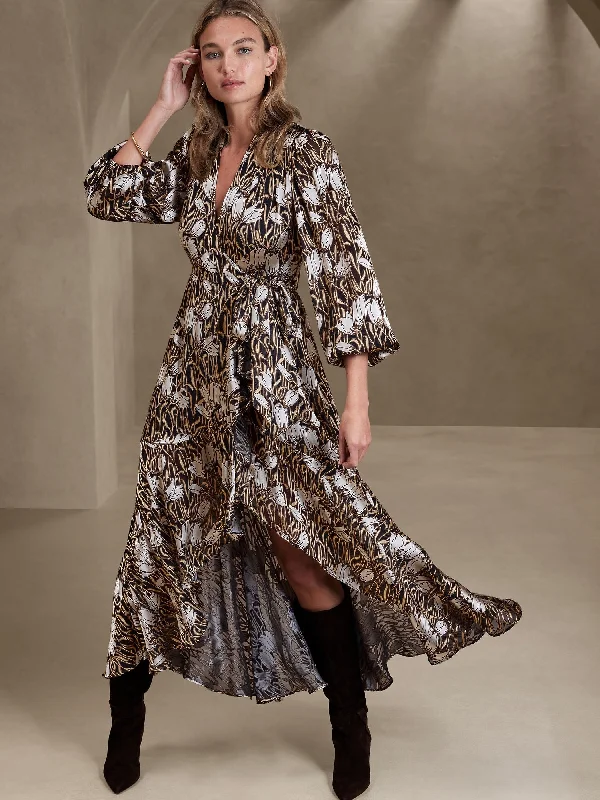 Lowest Prices Guaranteed!Fiori Ruffle Wrap Dress