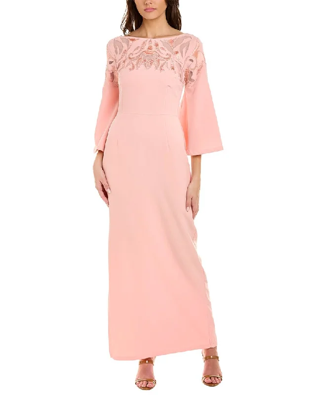 Time to Save Big!JS Collections Ezra Cutout Column Gown