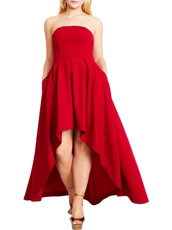 Great Deals, Just for You!Juniors Womens Crepe Strapless Evening Dress