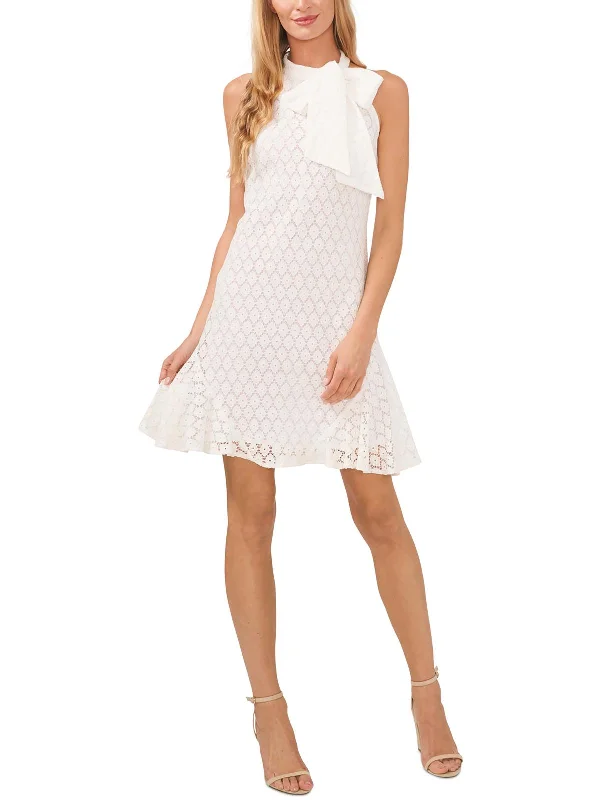 Exclusive Deals Just for You!Lace Hi-Low Halter Dress