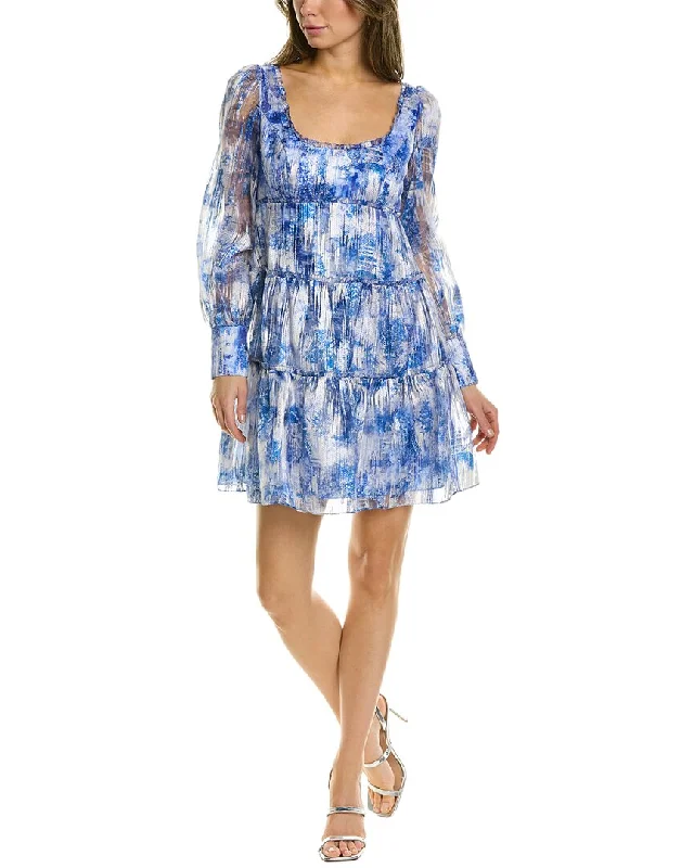 Bigger Savings, Better Shopping!Marchesa Notte Wanderlust Gardens Babydoll Dress