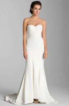 Hottest Discounts of the Year!Nicole Miller Faille Trumpet Gown
