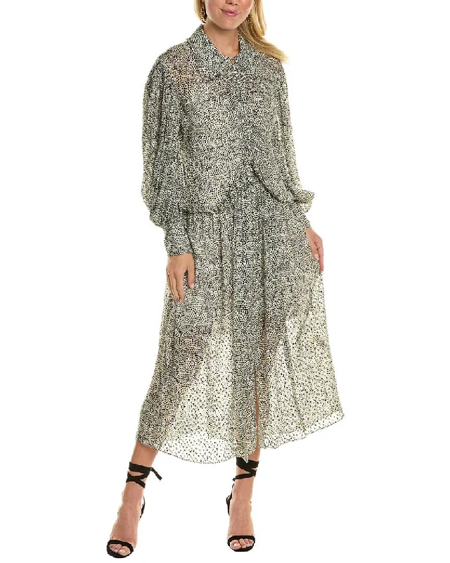 Shop the Hottest Deals!Rebecca Taylor Fleur Ruffle Silk-Blend Dress