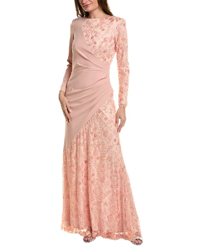 Save Like Never Before!Tadashi Shoji Floral Gown