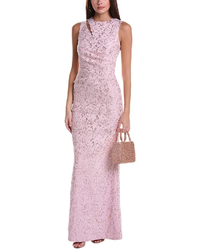 Score Huge Discounts Today!Teri Jon by Rickie Freeman Jacquard Gown