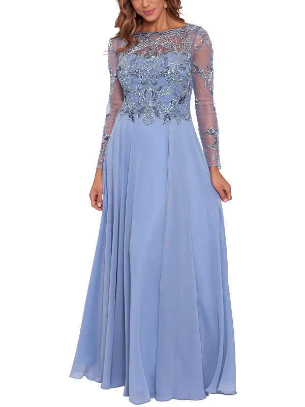 Shop Before It’s Gone!Womens Beaded Maxi Evening Dress