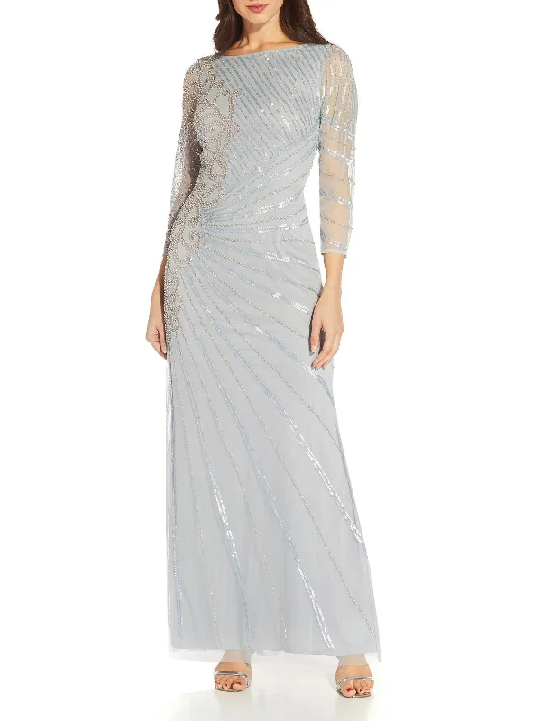 Get More, Spend Less – Shop Now!Womens Burnout Maxi Evening Dress