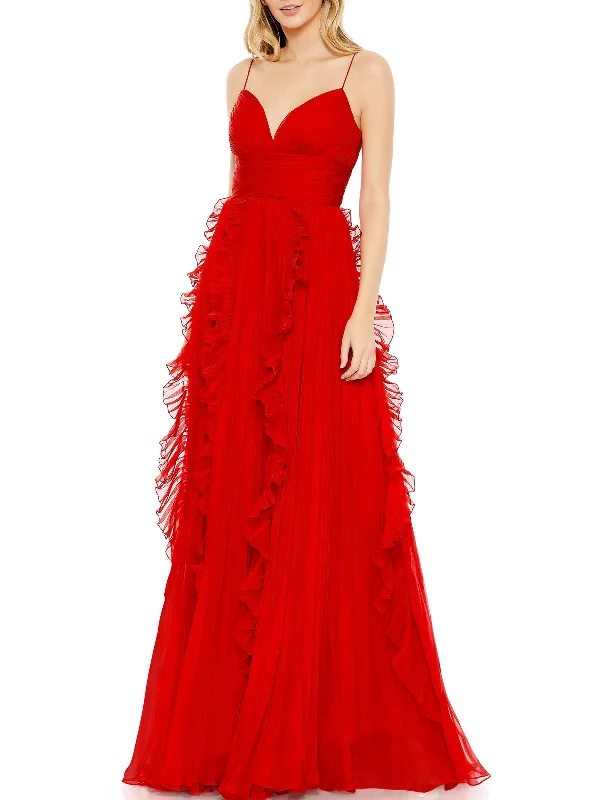 Crazy Discounts Inside!Womens Chiffon Long Evening Dress