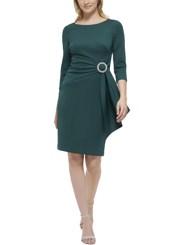 Your Wallet Will Thank You!Womens Embellished Knee Length Shift Dress