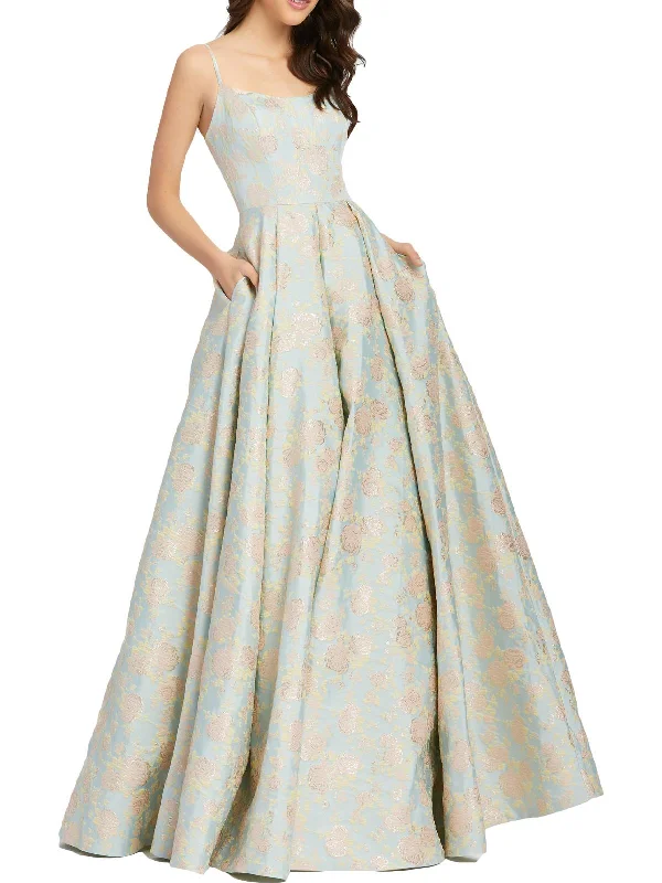 Hottest Discounts of the Year!Womens Floral Long Evening Dress