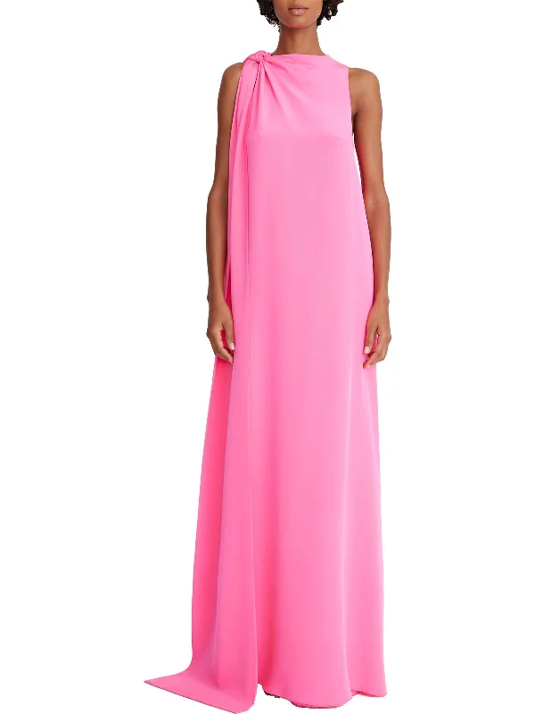 Special Offer – Act Fast!Womens Halter Maxi Evening Dress