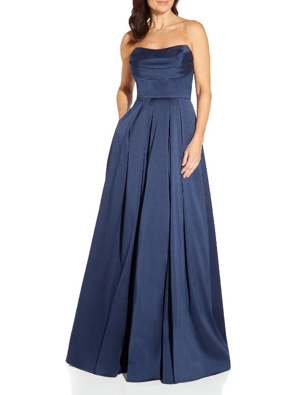 Buy More, Save More!Womens Strapless Maxi Evening Dress