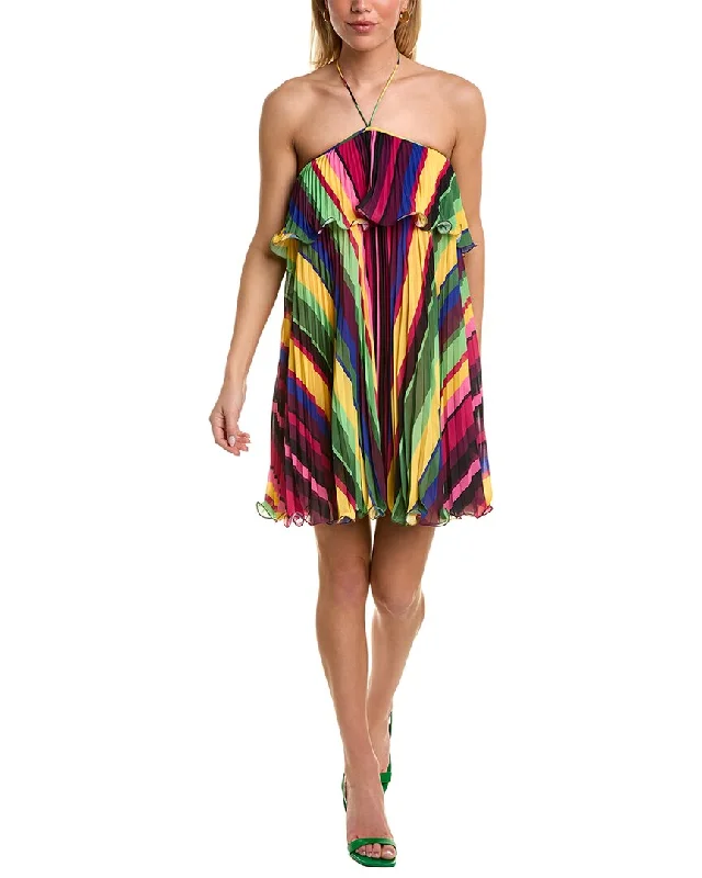 Limited Time Offer!AMUR Sevyn Halter Mini Dress
