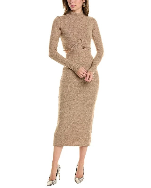 Mega Sale Happening Now!ASTR the Label Kenna Wool-Blend Midi Dress