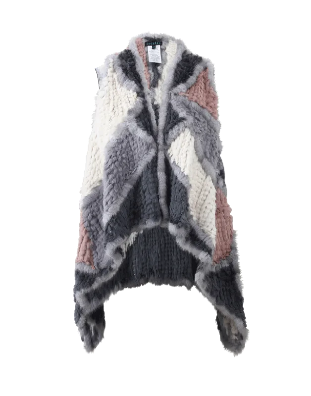 Limited Deals, Unlimited Savings!Asymmetrical Pattern Fur Vest