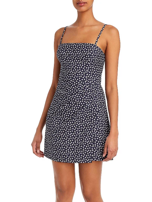 One Day Only – Huge Savings!Aura Womens Pleated Short Mini Dress