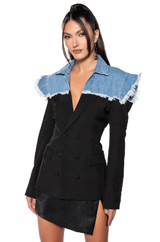 Shop Now and Save!BACK TO SCHOOL DENIM BLAZER