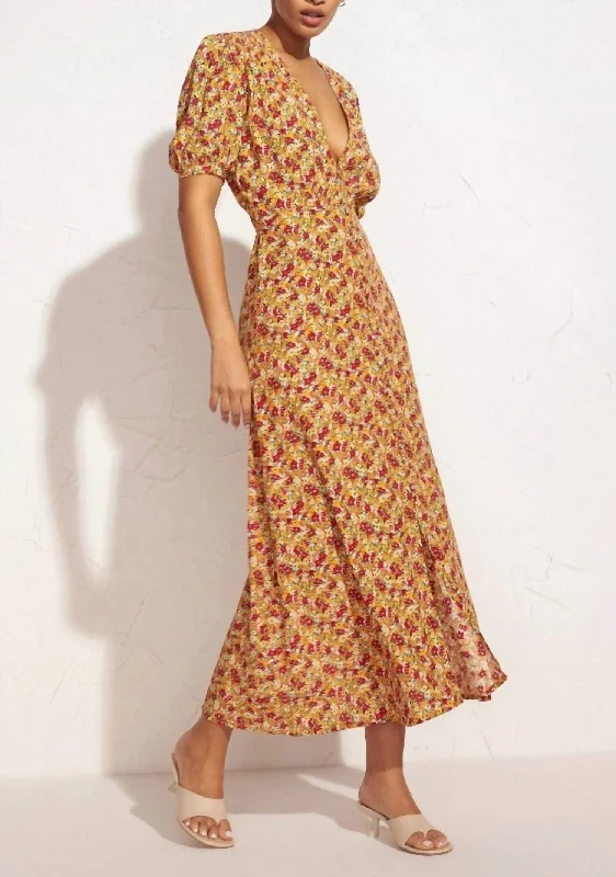 Your Shopping Spree Starts Here!Bellavista Midi Dress In La Gomera Floral Print