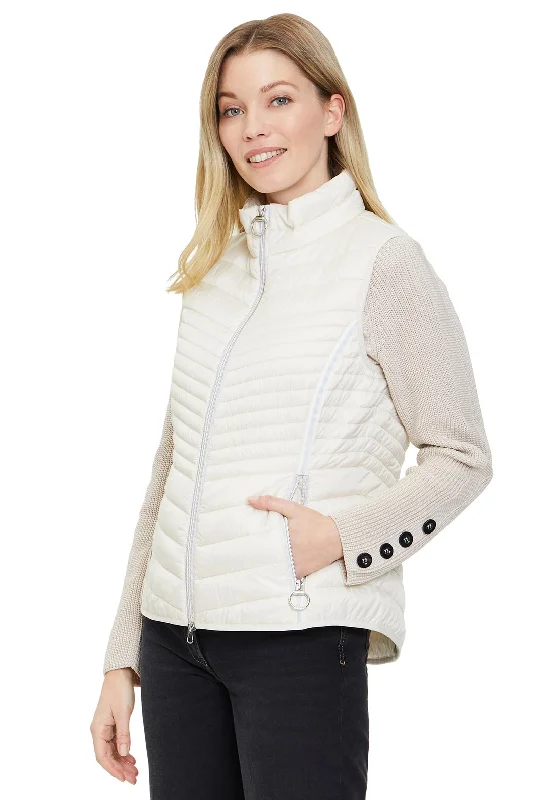 Hot Deals You Can’t Resist!Betty Barclay Quilted Short Gilet, Light Almond