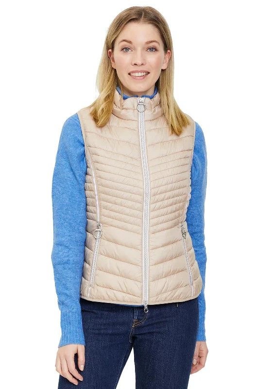 Your Favorite Items on Sale Now!Betty Barclay Quilted Short Gilet, Latte