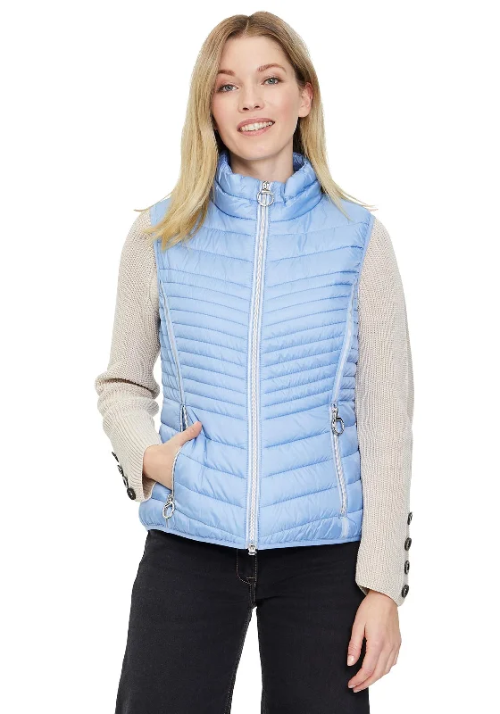 Special Discounts Inside!Betty Barclay Quilted Short Gilet, Sky Blue