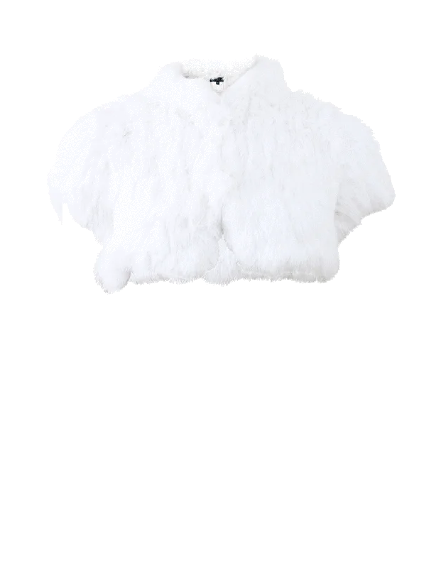 Best Deals Just for You!Bleached Rabbit Knitted Shrug
