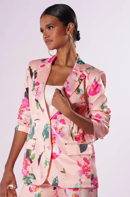 Don’t Wait – Shop Today!BLOSSOM SATIN BLAZER