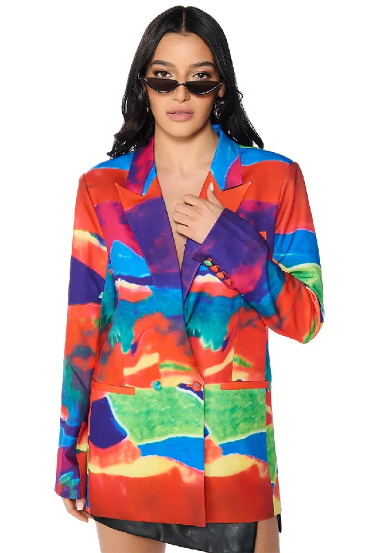 Special Offer – Act Fast!BOLD PRINTED BLAZER