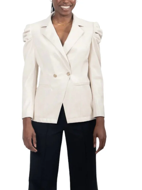 Special Offer – Act Fast!Bradshaw Blazer In Sandshell Vegan Leather