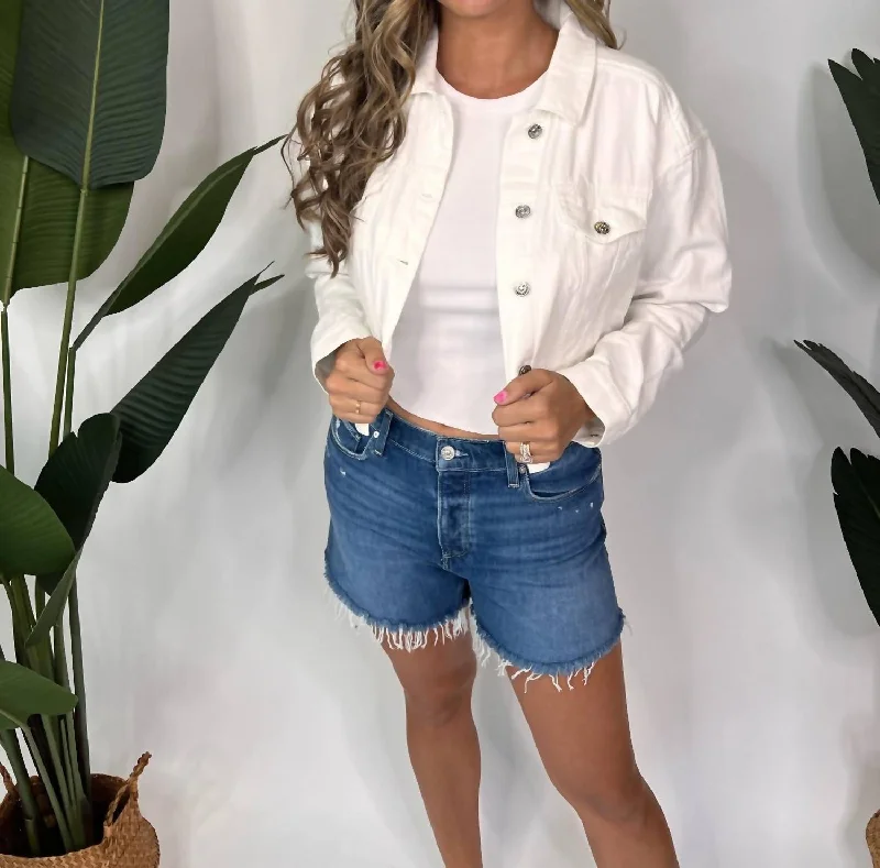 Huge Price Cuts Await!Bree Jacket Tonal Ecru In White