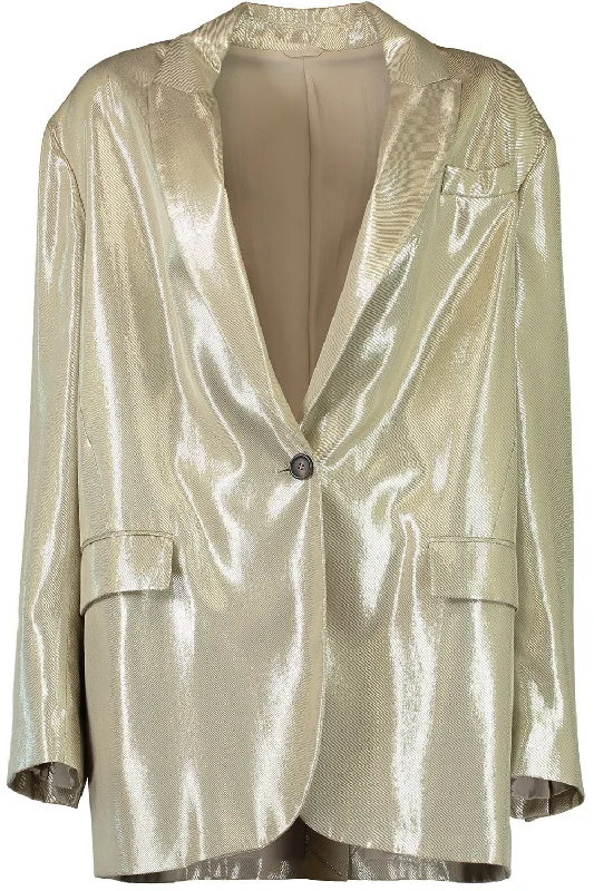Your Favorite Items on Sale Now!Metallic Double Breasted Blazer