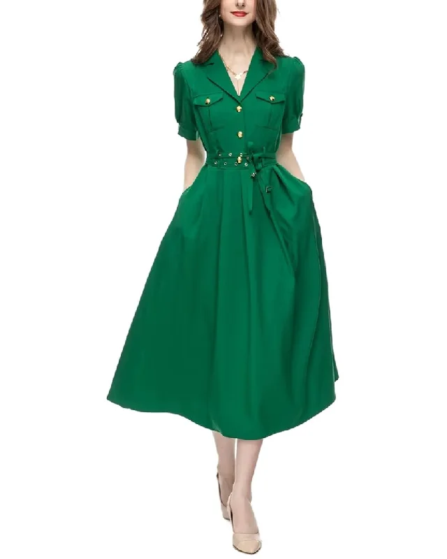 Amazing Prices You Can’t Resist!BURRYCO Midi Dress