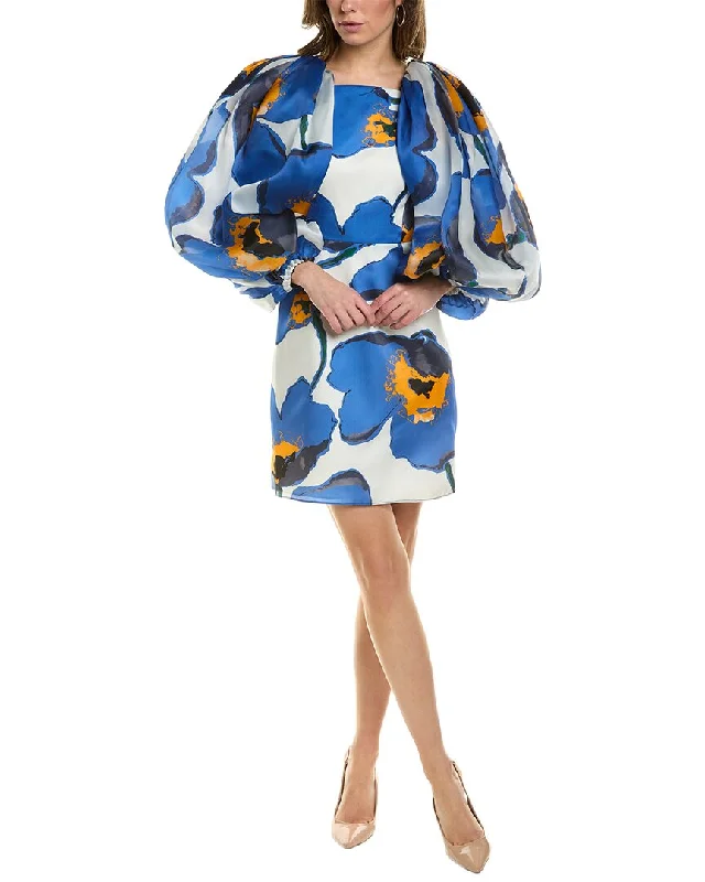 Don't Miss Out!Carolina Herrera Gathered Silk Mini Dress