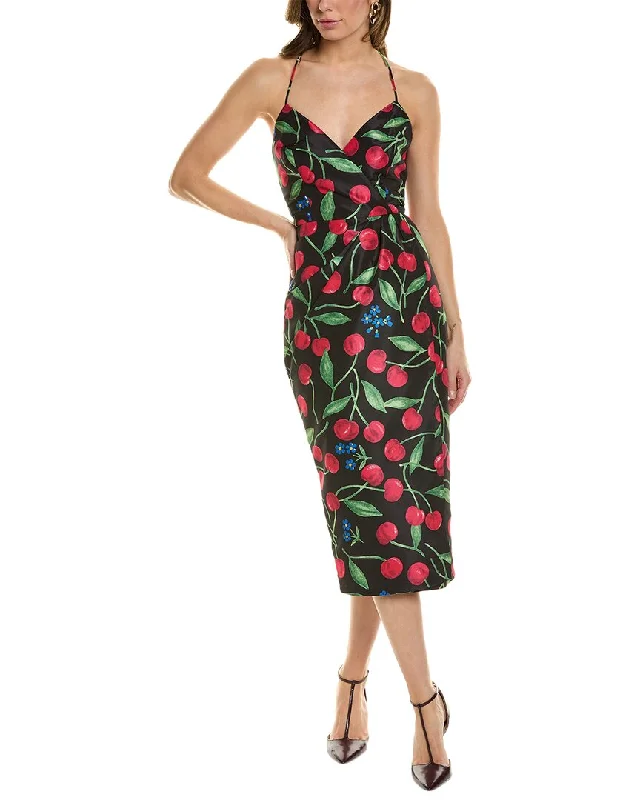 Limited Time Offer!Carolina Herrera Midi Dress