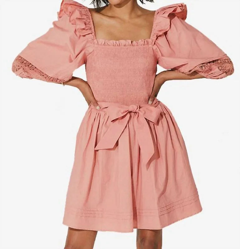 Your Exclusive Offer Awaits!Cassia Mini Dress In Rose