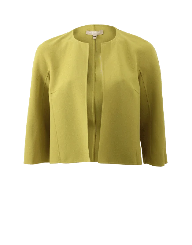 Time to Save Big!Cropped Crewneck Jacket