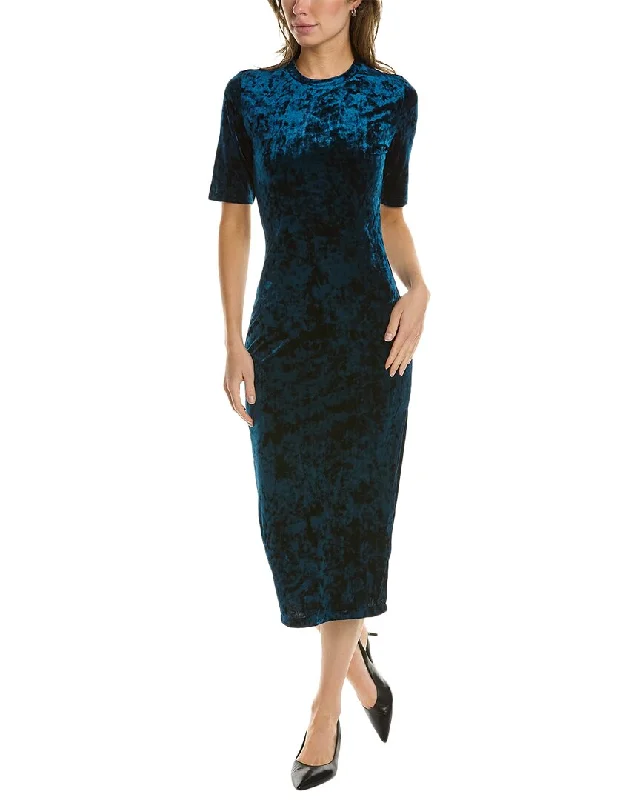 Your Discount is Waiting!Cynthia Rowley Crushed Velvet Midi Dress
