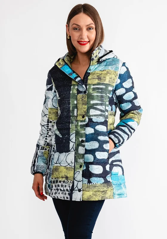Lowest Prices Guaranteed!Dolcezza Multi Print Padded Coat, Multi-Coloured