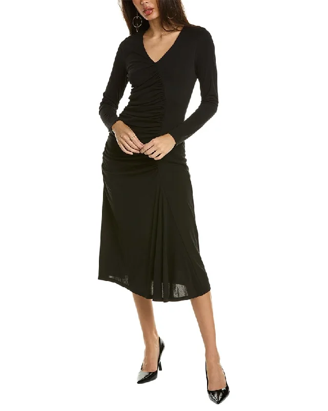 Time to Snag a Bargain!Donna Karan Ruched Midi Dress