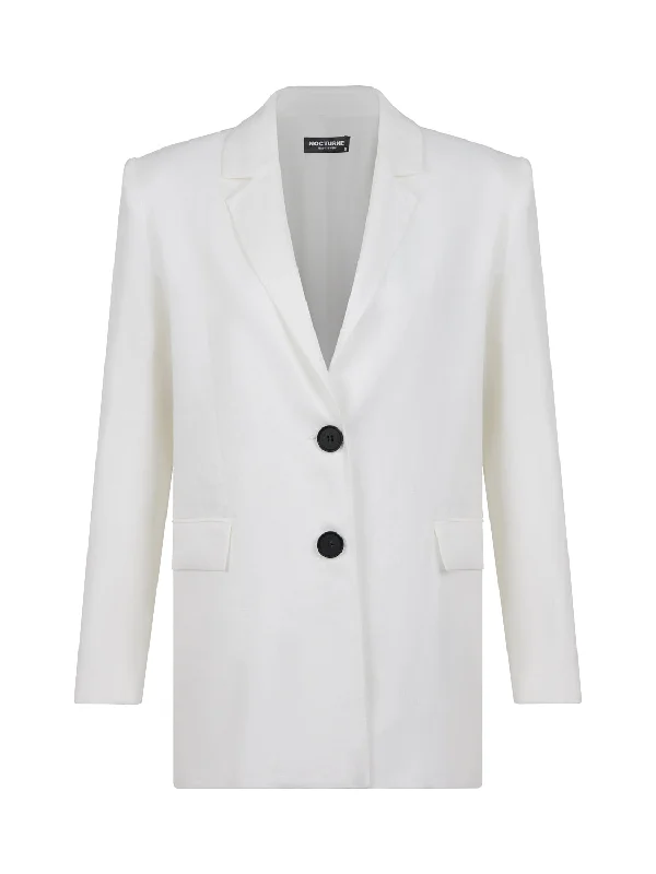 Your Shopping Spree Starts Here!Double-Breasted Linen Jacket