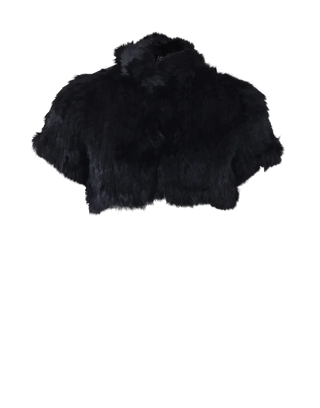 Unmissable Offers Await!Dyed Rabbit Knitted Shrug