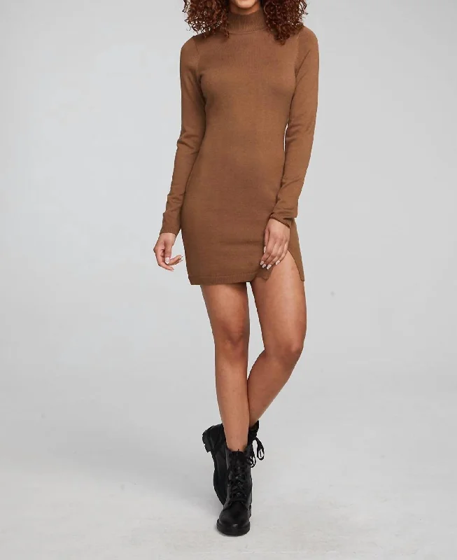 Must-Have Deals Inside!Edita Mini Dress In Deep Taupe