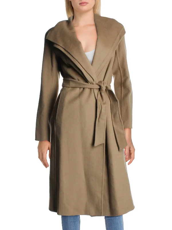 Act Fast – Limited Time Savings!Elliott Womens Wool Blend Dressy Double Face Coat