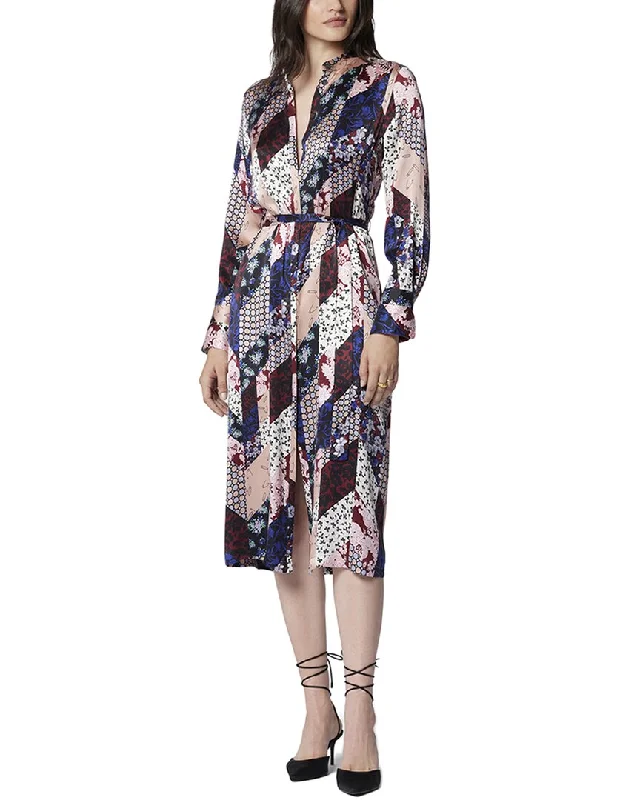 Get the Best for Less!Equipment Leonette Silk Midi Dress