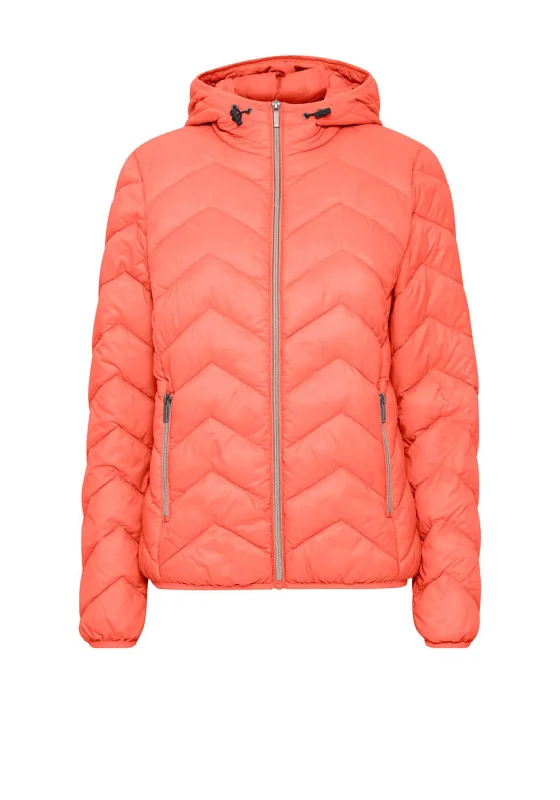 Exclusive Deals Just for You!Fransa Outdoors Quilted Short Jacket, Coral