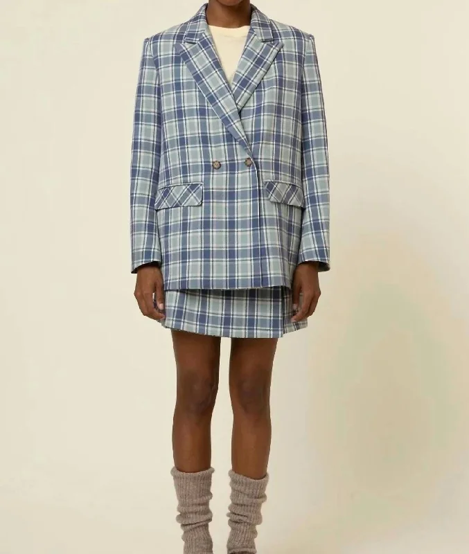 Flash Deals – Act Quickly!Garance Woven Blazer In Blue