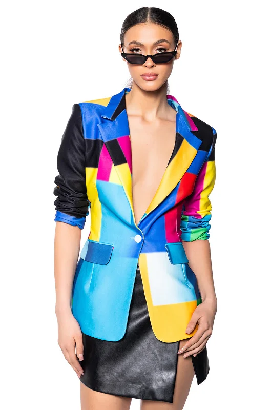 Lowest Prices Guaranteed!GEO ABSTRACT BLAZER