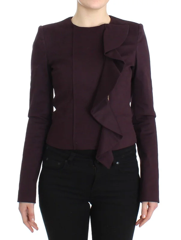 Grab Yours Before It’s Too Late!GF Ferre  Ruched Jacket Coat Blazer Women's Short