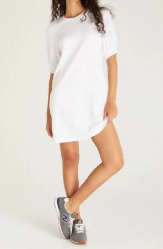 The Best Deals Won’t Wait!Gigi Terry Mini Dress In White