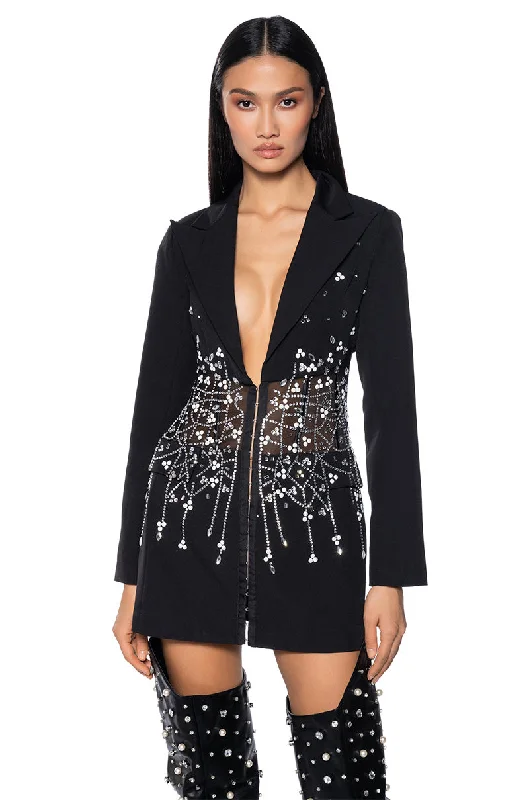 Unmissable Offers Await!GLITZ AND GLAM CORSET BLAZER